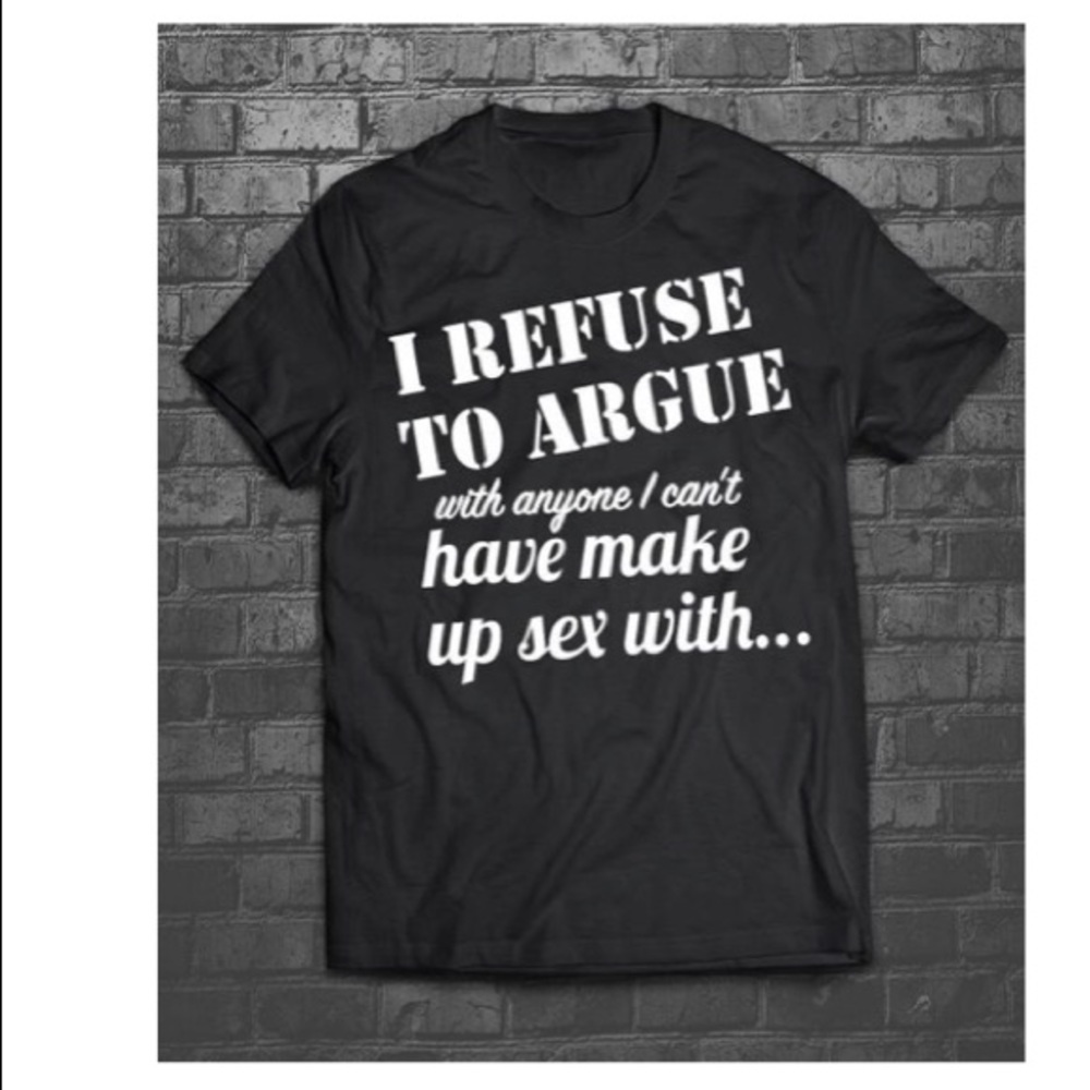 Funny Saying Slogan Black and White Graphic Tee